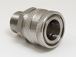 FEMALE BALL LOCK CONNECTOR WITH MALE 1/2" NPT OUTLET