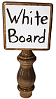 DRY ERASE WOODEN TAP HANDLE