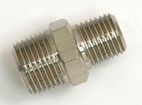 3/8" NPT TO 1/4" NPT BRASS PIPE NIPPLE