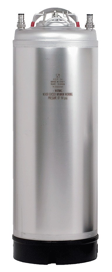 5 GALLON ITALIAN BALL LOCK  CORNELIUS TYPE KEG