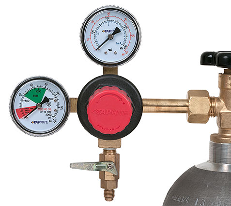 TWO GAUGE GAS REGULATOR