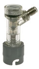 GAS PIN LOCK FITTING WITH CHECK VALVE