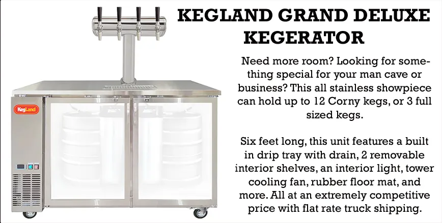 Kegland Grand Deluxe Kegerator