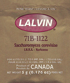 Lalvin 71B-1122 Wine Yeast