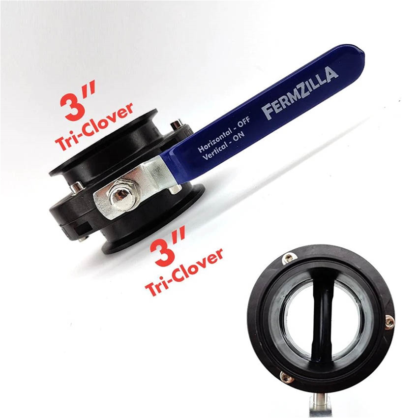  FermZilla 3 Inch Gen 3.2 Tri Conical Dump Valve