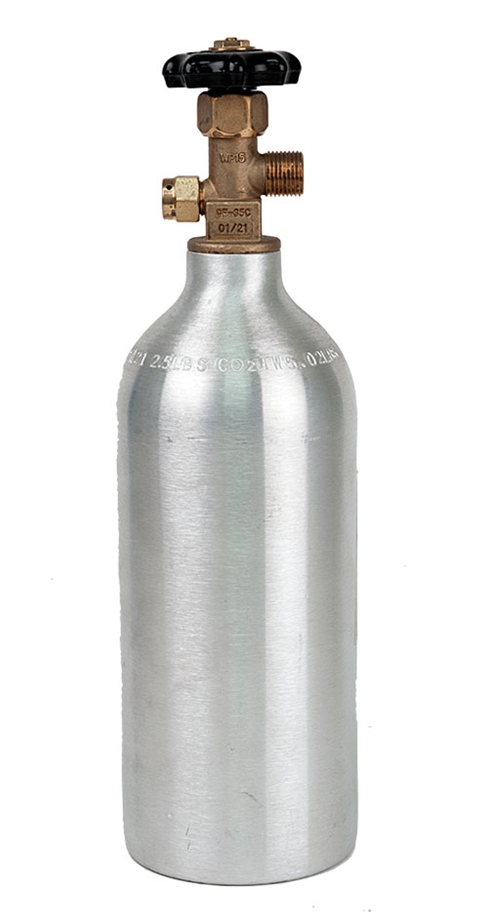 2½ Pound Beverage Grade C02 Tank Exchange or Purchase