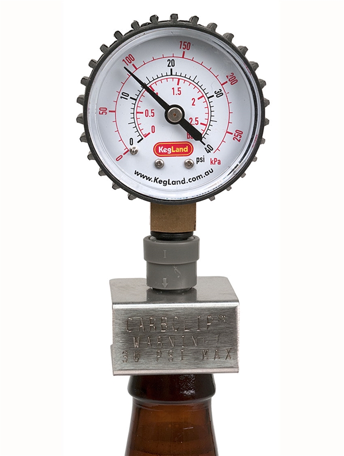 CarbClip® Beer Bottle Pressure Gauge