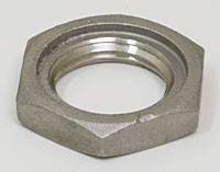 Stainless ½" NPT Backnut With O Ring Recess