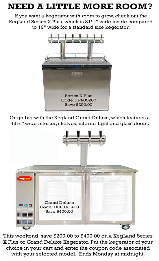 Big Kegerators, Big Sale